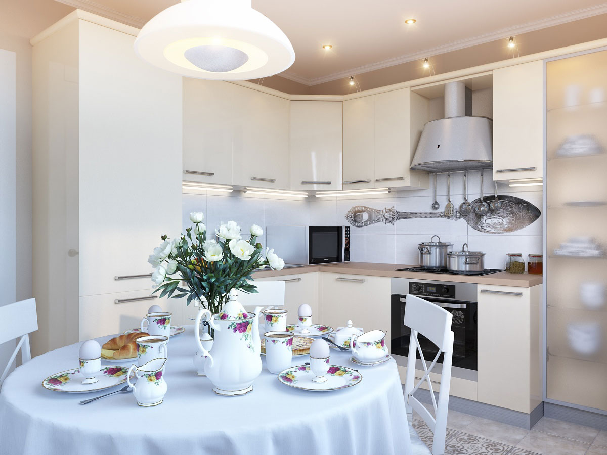 Modern White Design Captivating Modern White Small Kitchen Design Ideas With Pendant Lighting And Cupboard Furnished With Oven And Electric Range Completed With Countertop Kitchen Captivating Small Kitchen Design Focus On Family And Functionality