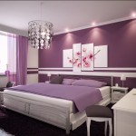 Purple White Cute Captivating Purple White Interior Of Cute Bedroom Ideas With Modern Chandelier Furnished With Queen Bed On Soft Rug Completed With Dresser Table And Chairs Bedroom Cute Bedroom Ideas For Enhancing House Interior