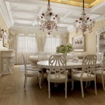 White Furnitures Room Captivating White Furniture In Dining Room With Oval Table And Chairs Completed With Vase Flowers Table Decorations And Completed With Dining Room Light Fixtures Dining Room 15 Minimalist Dining Room Light Fixtures To Inspire You