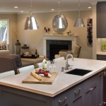 Kitchen Islands On Casual Kitchen Islands With Sink On Wooden Floor And Amusing Bar Stools Plus Triple Silver Hanging Lamp In Open Kitchen Space Kitchen The Possibilities Of Storage Under Kitchen Islands With Sink
