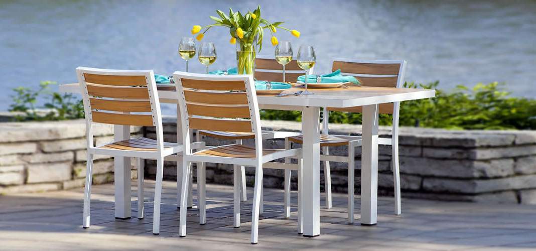Dining Table Picture Chic Dining Table Decorating Idea Picture Also Stylish Polywood Outdoor Furniture Design Furniture Simple Polywood Outdoor Furniture As Idea Of Exterior Home Design