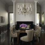Hanging Lamp Room Classic Hanging Lamp In Dining Room Chandeliers With Casual Table On Dark Floor Dining Room Dining Room Chandeliers That You Can Apply