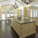 Hanging Lamps Kitchen Classic Hanging Lamps Inside Large Kitchen With Pastel Wall Paint And White Ceiling Color Above Modular Floor And Country Kitchen Cabinets Kitchen Ideas For The Affordable Yet Chic Country Kitchen Cabinets