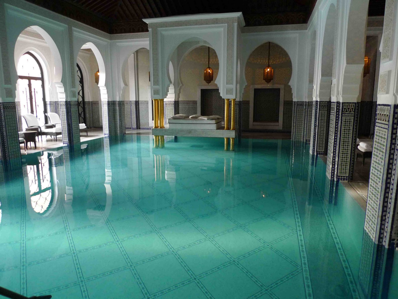 Indoor Swimming With Classic Indoor Swimming Pool Decorated With Small Gazebo And Traditional Pendant Lighting For Pool Inspiration Pool Indoor Swimming Pool Covered In Awesomeness