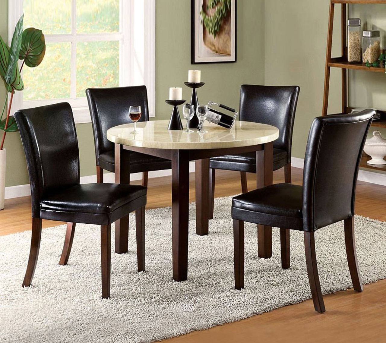 Round Dining Small Classic Round Dining Tables For Small Dining Room Spaces Design Ideas With Unique Wooden Chair With Padded Seat Also Modern Grey Carpet For Dining Room Dining Room Choosing The Right Dining Room Tables