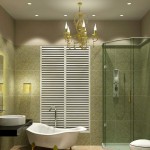 Bathroom Design At Clever Bathroom Design With Chandelier At The Center Of The Ceiling Little Lights Around The Bathroom Lighting Ideas Bathroom Modish Bathroom Lighting Ideas For Every Modern Design Style