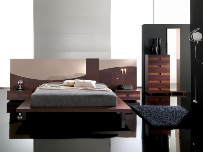 Bedroom Furniture Black Contemporary Bedroom Furniture Design And Black Decorating Romantic Bedroom With Luxurious Modern White Lights Decorating And Modern Brown Bed Newest Design Ideas Bedroom Great Modern Bedroom Furniture Design Ideas