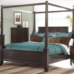 Large Area Trendy Contemporary Large Area Rug Feat Trendy King Size Bedroom Set Featured Black Canopy Bed Design And Corner Chest Of Drawer Bedroom 10 Mesmerizing King Size Bedroom Sets That Make You Lazy To Get Up
