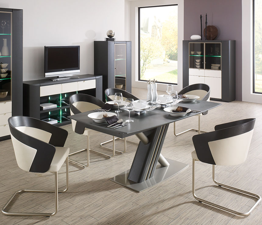 Black And Design Cool Black And White Chairs Design Feat Modern Small Kitchen Table With X Shaped Leg Idea Kitchen  Gorgeous Modern Kitchen Tables 