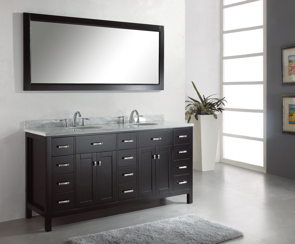 Blurred Vanity Trendy Cool Blurred Vanity Mirror And Trendy Black Bathroom Sink Cabinets Design Plus Rectangle Gray Shag Rug Bathroom  Taking A Lot Of Benefit From Inspiring Sink Cabinet In Bathroom 