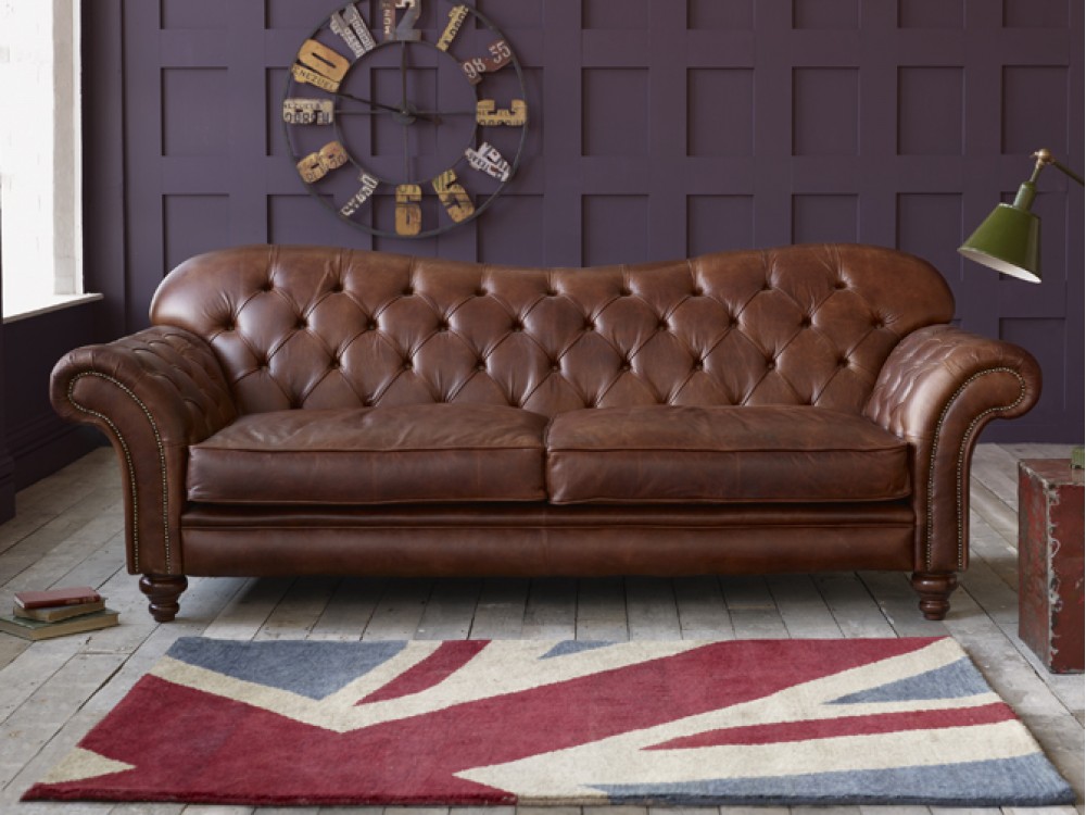 Numeral Clock Also Cool Numeral Clock Wall Display Also British Rug Pattern Idea And Rustic Brown Leather Sofa With Tufted Back Design Furniture  Rediscovering The Elegancy By 10 Brown Leather Sofas 