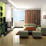 Sleek Ceramics Living Cool Sleek Ceramics Flooring With Living Room Decor Furnished With Sofa Also Loveseat And Chairs Completed With Dark Brown Table On Rug Beautifying Living Room Decor Through The Right Room Spots