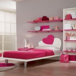 Wall Shelf Heart Cool Wall Shelf Design Also Heart Shaped Headboard In Exclusive Girl Bedroom Idea Feat Oversized Window Bedroom Chic Minimalist Girl Bedrooms That Blend Impressive With Practicality