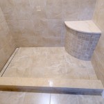 Bench For Shower Corner Bench For Tile Cubical Shower Equipped With Linear Drain Filled On Classic Bathroom  Bathroom  Interesting Showers With Linear Drain 