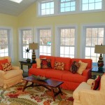 Living Room Sofa Country Living Room With Colorful Sofa Idea Feat Twin Table Lamps Design Plus Stunning Area Rug  Living Room  Beautiful Country Living Room Ideas 