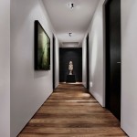 Modern Entrance Lightings Dazzling Modern Entrance With Track Lighting Matched With White Wall Paint Color And Wooden Flooring Furnished With Black Interior Doors And Decorated With Wall Picture Frame Interior Design Black Interior Doors And Its Elegant Appearance