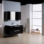 White Accent Of Dazzling White Accent Wall Color Of Modern Bathroom With Whirlpool Bathtub Furnished With Vanity Sink Added With Bathroom Wall Cabinets And Coupled By Mirror Bathroom The Best Choice For Bathroom: Bathroom Wall Cabinets