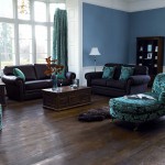Wooden Flooring Blue Dazzling Wooden Flooring Combined With Blue Living Room Paint Ideas Furnished With Leather Sofa And Sleeper Sofa Completed With Table And Nightstand Living Room Modern Living Room Paint Ideas With Color Combination