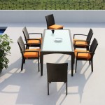 Idea Focus Narrow Deck Idea Focus On Modern Narrow Rectangular Dining Table Design Feat Trendy Colorful Wicker Chairs Dining Room  Narrow Dining Table For Saving Space And Delivering Casual Atmosphere 