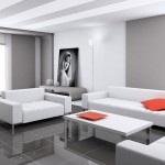 Loveseats Plus And Delectable Loveseats Plus Orange Pillow And Thin Table Design For White Living Room Ideas Living Room White Living Room Ideas With Calm And Relaxing Nuance