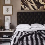 Themed Wall Ultra Dice Themed Wall Decor Feat Ultra Modern Black And White Bedroom Set Design Idea Plus Tufted Leather Headboard Bedroom 23 Marvelous Black And White Bedroom Design Full Of Personality