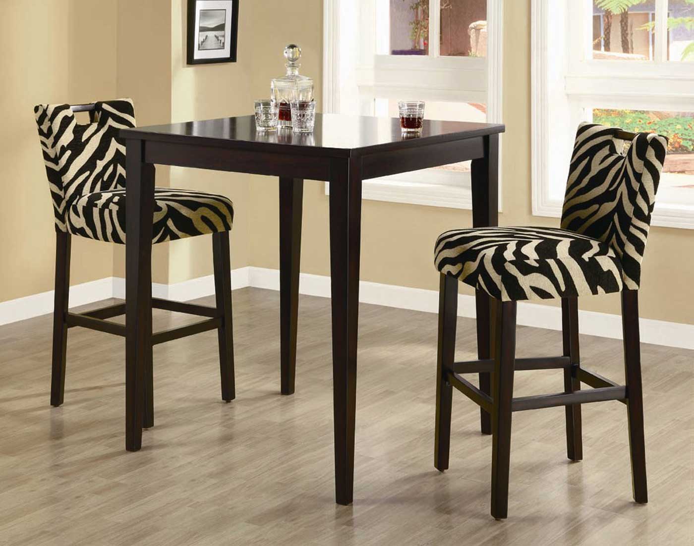 On The Room Easy On The Eye Dining Room Ideas With Zebra Chairs For Villa Design And Interesting Black Solid Wood Square Dining Room Table Sets Idea Also Light Rustic Wood Flooring Design Dining Room The Best Simple Dining Room Ideas