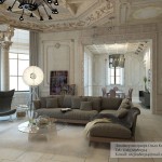 Living Room Fabric Eclectic Living Room With Grey Fabric Sofa Glass Round Table And Soft Fur Rug Architecture Luxury Small Home Design With Creative Decoration Layouts