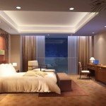 Curtain Design Window Elegant Curtain Design For Large Window And Wooden Bedside Table Idea Also Modern Bedroom Ceiling Lights Bedroom  Glow You Night With Bedroom Ceiling Light 