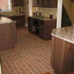 Kitchen Floor Chocolate Elegant Kitchen Floor Tile And Chocolate Painted Cabinets Design Feat Beautiful Countertop Idea Kitchen  Kitchen Floor Tile For Nice Kitchen 