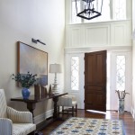 Way Decorated Interior Entry Way Decorated With Traditional Interior And Surprising Furniture Completed With Contemporary Area Rugs Design Ideas Interior Design Contemporary Area Rugs With A Patterned Wooly Material To Create A Warm Nuance