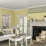 Light Yellow Paint Excellent Light Yellow Living Room Paint Ideas With White Furniture Including Sofa And Double Nightstands Plus Completed With Chair And Table Lamp Living Room Modern Living Room Paint Ideas With Color Combination