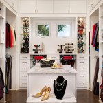 Walk In With Excellent Small Walk In Closet Ideas With White Cabinet And White Island Using White Marble Countertop In Traditional Design Decoration 10 Cozy Small Walk In Closet Ideas To Strike Your Fancy