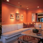 Orange Living Ideas Exciting Orange Living Room Paint Ideas With Wall Frame Picture Decorations Completed With Sectional Sofa And Wooden Table Furnished With Bench Living Room Modern Living Room Paint Ideas With Color Combination