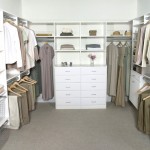 White Walk Ideas Exciting White Walk In Closet Ideas Completed By Clothes Rack And Cabinets Plus Drawers And Furnished With Vase Flower As Decoration Closet Walk In Closet Ideas: Enjoying Private Collection