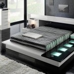 Black White With Exotic Black White Bedroom Decoration With Low Profile Bed Design And White Runner Rugs Under Lounge Chairs Bedroom 23 Marvelous Black And White Bedroom Design Full Of Personality