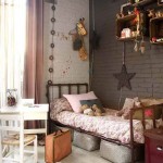 Brick Walls Bedroom Exposed Brick Walls In Vintage Bedroom Idea Feat Metal Bed Frame Design And Small Bedside Table Plus Hanging Shelf Bedroom  Matching The Vintage Bedroom Ideas 