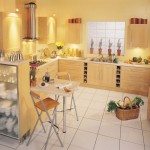 Kitchen Decorating White Extraordinary Kitchen Decorating Ideas Applying White Ceramics Flooring With High Chairs Completed With Range And Sink On Cupboard Furnished With Cabinet Lighting Kitchen An Interesting Kitchen Decorating Ideas