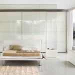 Contemporary Bedroom Bed Fabulous Contemporary Bedroom With Queen Bed Furnished With Double Nightstands Of White Bedroom Furniture And Completed With Cupboard Plus Density Rug Bedroom 15 Simple White Bedroom Furniture For Your Romantic Modern House
