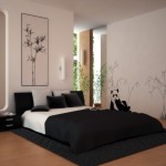 Panda With Design Fabulous Panda With Bamboos Bedroom Design Ideas With Wall Painting And Completed With Queen Bed Applying White And Black Color Furnished With Black Rug And Nightstand 15 Charming Bedroom Design Ideas For Beautiful Hillside Homes