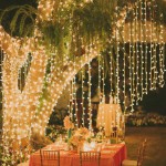 String Lighting Huge Fantastic String Lighting Wrapped On Huge Tree For Patio Idea Feat Romantic Outdoor Dining Table Centerpiece Decoration  Glowing In Glimmery With Patio Lighting Ideas 
