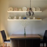 Dining Room Wall Fascinating Dining Room Applying White Wall Color With Wall Cabinets Completed By Dining Room Wall Decor And Furnished With Sleek Wooden Table Plus Black Chairs Dining Room Creative Dining Room Wall Decor And Design Ideas