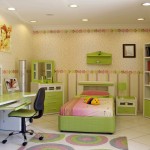 Green Furnitures Room Fascinating Green Furniture Of Kid Room Ideas With Single Bed And Nightstand Furnished With Drawers And Mirror Also Completed With Desk And Pedestal Chair Kids Room 15 Trendy Kids Room Ideas For The Bold Modern Home