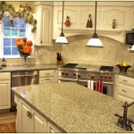 Kitchen With For Fascinating Kitchen With Unique Drapery For Tile Glass Window Near Single Sink Under Dark Faucet Color Plus Types Of Kitchen Countertops Kitchen Choosing The Right Types Of Kitchen Countertops