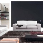 Modern Living White Fascinating Modern Living Room With White Sofa And Chair Completed With Short Sleek Table On Density Rug And Furnished With Pendant Lighting Living Room Modern Living Room Inspiration For Your Rich Home Decor