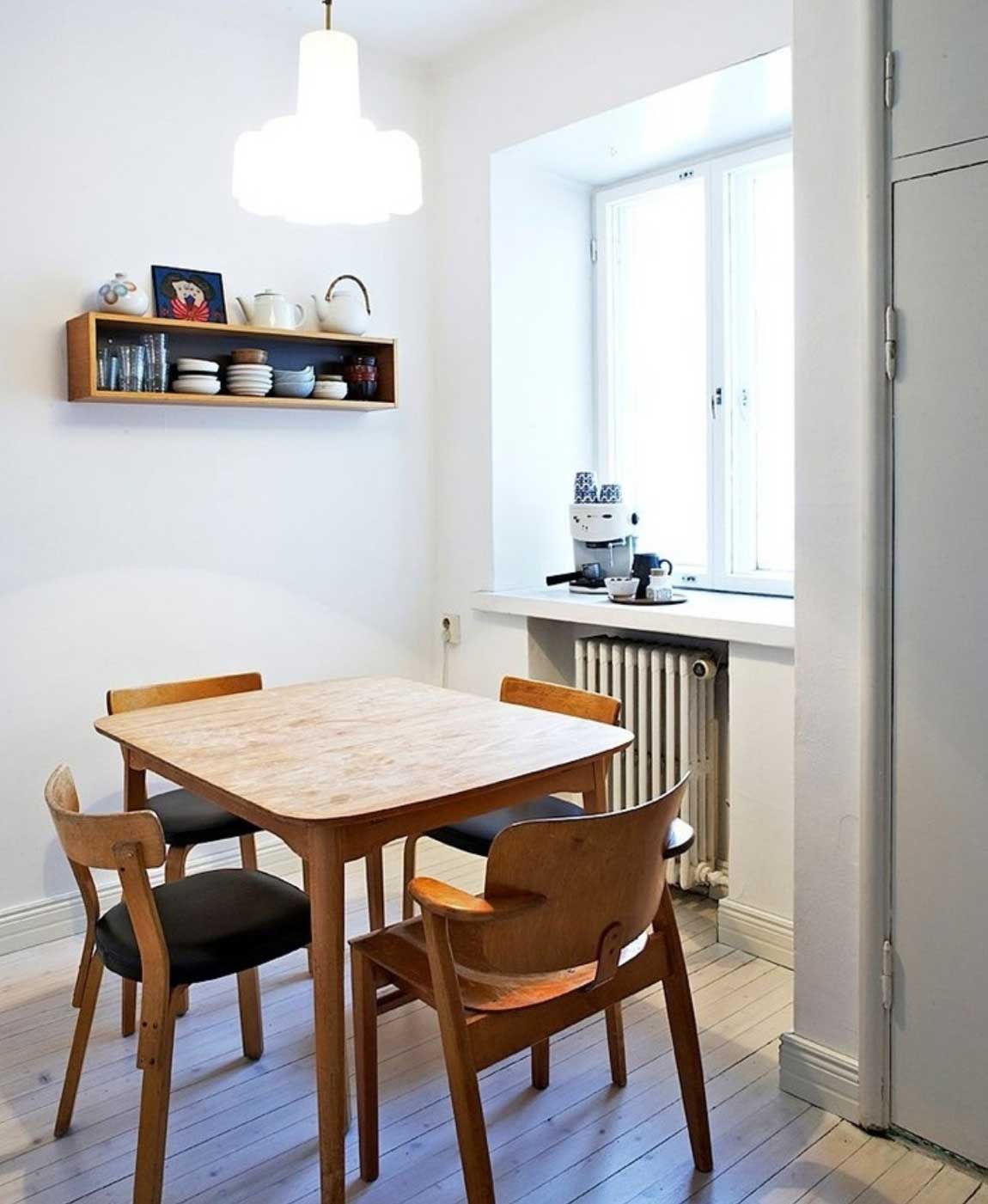 Scandinavian Dining For Fascinating Scandinavian Dining Room Ideas For Small Home Designs With Rustic Wooden Dining Table Idea And Modern White Granite Countertop Colors Design Dining Room The Best Simple Dining Room Ideas