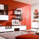 White And Room Fascinating White And Red Living Room Color Ideas Applying Ceramics Flooring Completed With Wall Cabinets And Cupboard Plus Furnished With Large Rug Living Room Find The Best Living Room Color Ideas