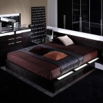 Bedroom Light Black Funky Bedroom Light Fixture Also Black Wall To Wall Rug Idea Feat Modern Platform Bed Design Bedroom  Truly Amazing And Awesome Modern Platform Bed Designs 