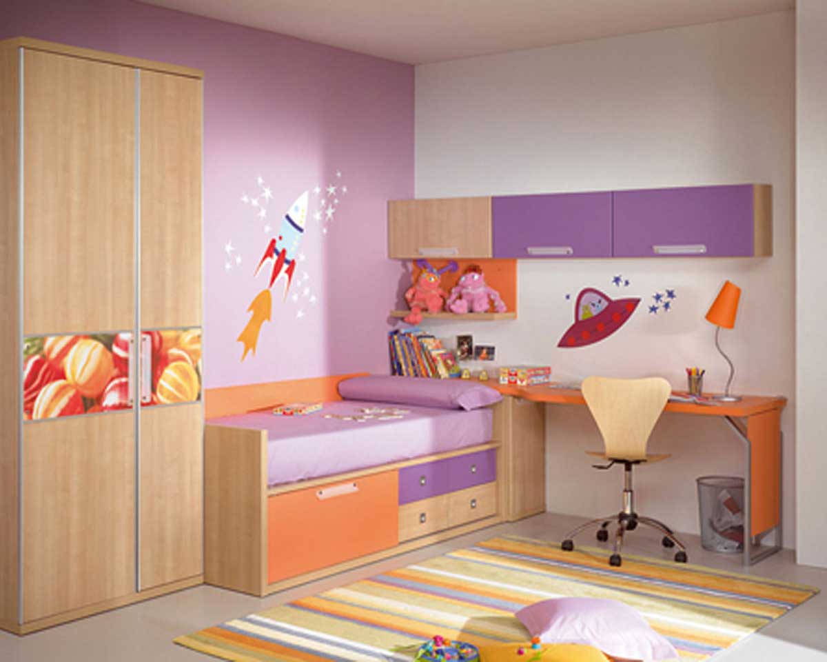 Small Kids And Glamorous Small Kids Room Ideas And Beautiful Purple Wall Kids Room Design Along With Modern Wooden Furniture Sets Kids Room Decorating Interior Also Colorful Bedroom Kids Design Ideas Decoration The Important Aspect Of The Kids Room Ideas