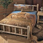 Animal Photograph Feats Great Animal Photograph Bedding Sets Feats With Grey Fur Rug And Trendy Rustic Bedroom Furniture Bedroom Breathtaking Rustic Bedroom Furniture Sets With Warm Impression