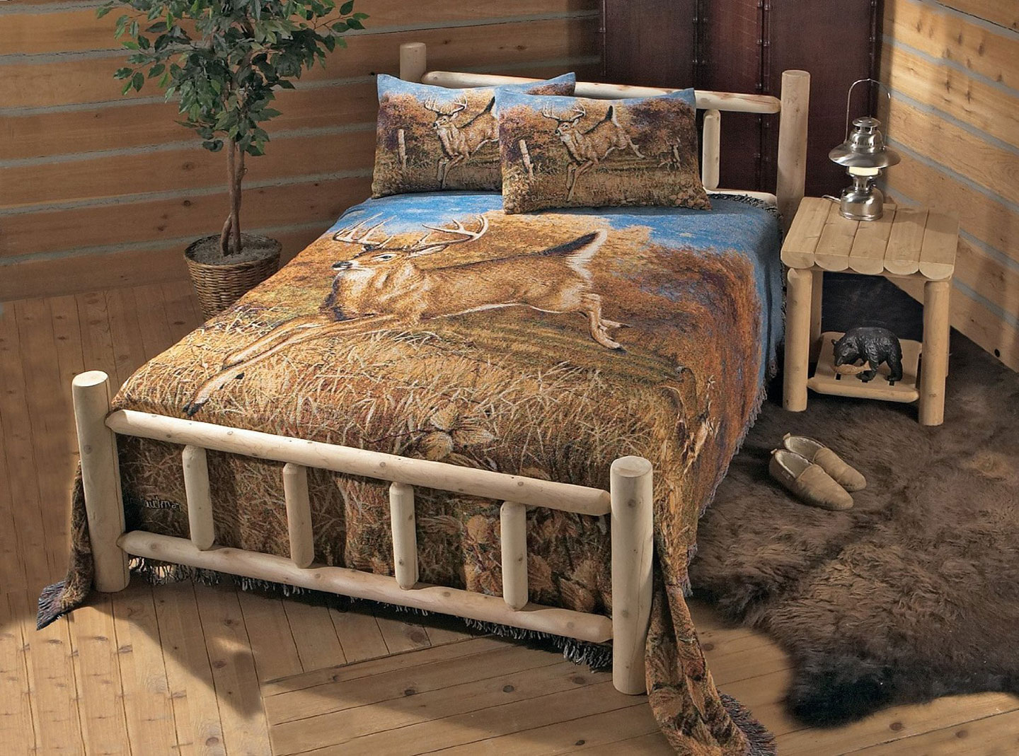 Animal Photograph Feats Great Animal Photograph Bedding Sets Feats With Grey Fur Rug And Trendy Rustic Bedroom Furniture Bedroom Breathtaking Rustic Bedroom Furniture Sets With Warm Impression